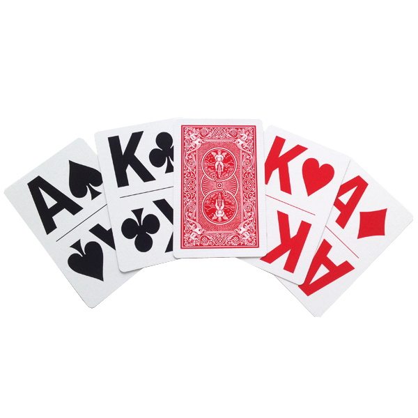 Bicycle Large Print Playing Cards - Standard Size Bridge Cards - Click Image to Close